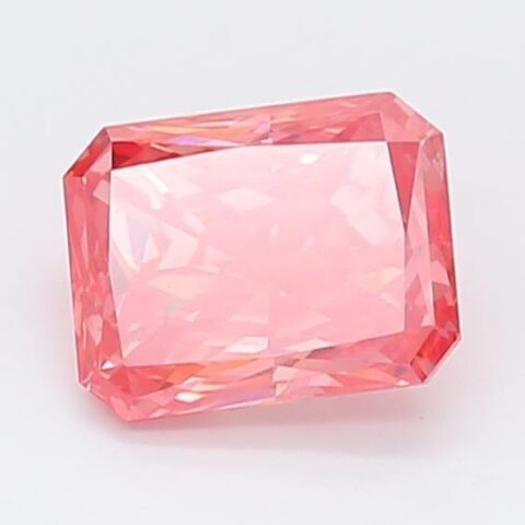 1.03 Carat Radiant Shaped Good Cut Pink- SI1 Lab Grown Diamond