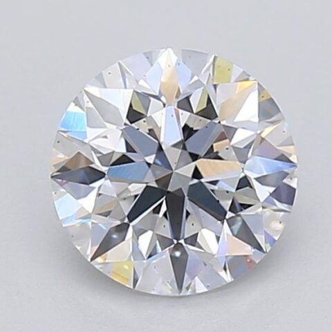 1.04 Carat Round Shaped Excellent Cut E- SI1 Lab Grown Diamond