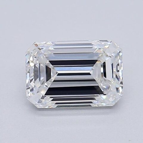 1.04 Carat Emerald Shaped Excellent Cut E- VS1 Lab Grown Diamond