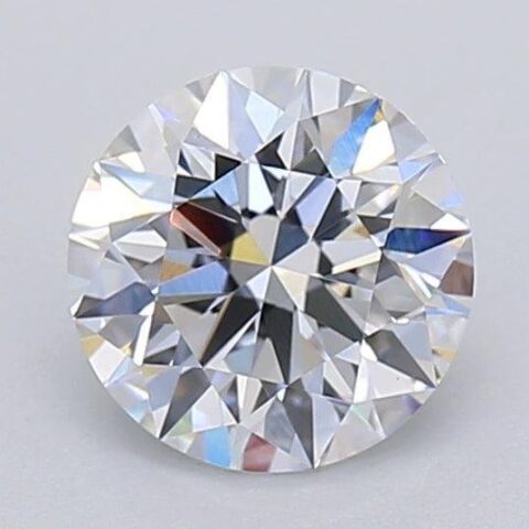 1.04 Carat Round Shaped Excellent Cut E- VS1 Lab Grown Diamond