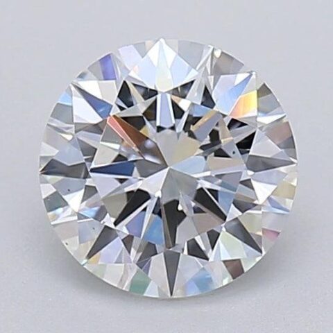 1.04 Carat Round Shaped Excellent Cut E- VS1 Lab Grown Diamond