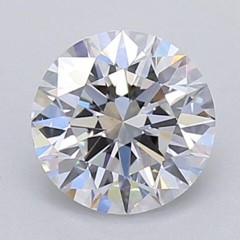 1.04 Carat Round Shaped Excellent Cut E- VS1 Lab Grown Diamond