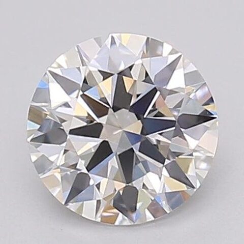 1.04 Carat Round Shaped Excellent Cut E- VS1 Lab Grown Diamond