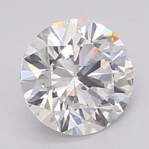1.04 Carat Round Shaped Excellent Cut E- VS1 Lab Grown Diamond
