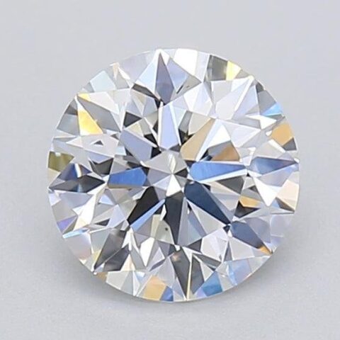 1.04 Carat Round Shaped Excellent Cut E- VS1 Lab Grown Diamond