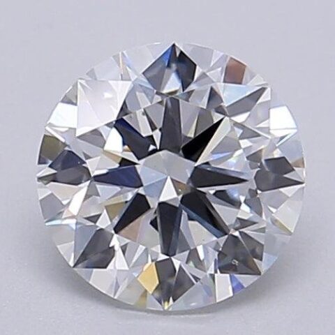 1.04 Carat Round Shaped Excellent Cut E- VS1 Lab Grown Diamond