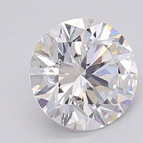1.04 Carat Round Shaped Excellent Cut E- VS1 Lab Grown Diamond