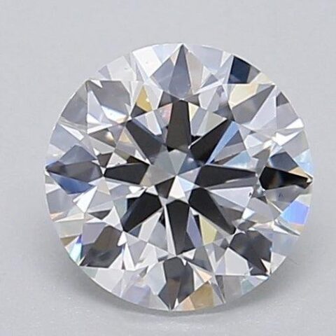 1.04 Carat Round Shaped Excellent Cut E- VS1 Lab Grown Diamond