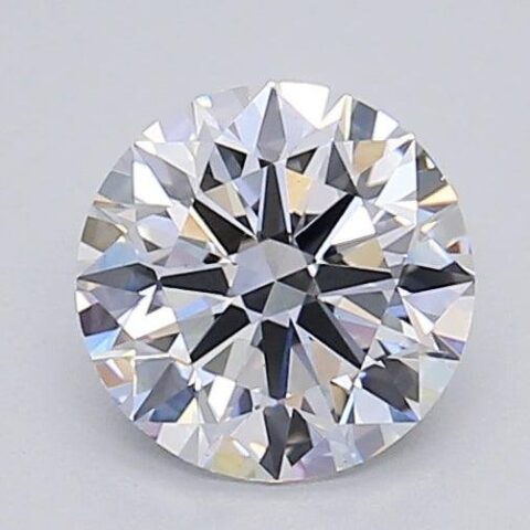 1.04 Carat Round Shaped Excellent Cut E- VS1 Lab Grown Diamond