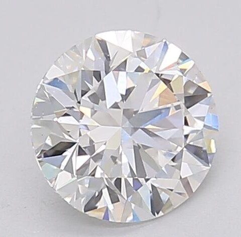 1.04 Carat Round Shaped Excellent Cut E- VS1 Lab Grown Diamond