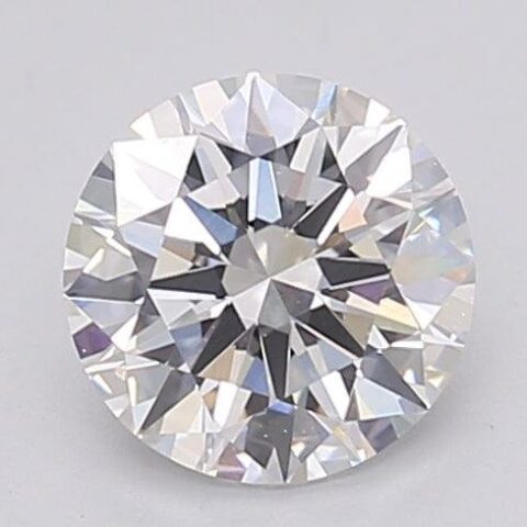 1.04 Carat Round Shaped Excellent Cut E- VS1 Lab Grown Diamond