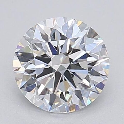 1.04 Carat Round Shaped Excellent Cut E- VS1 Lab Grown Diamond
