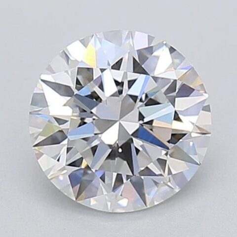 1.04 Carat Round Shaped Excellent Cut E- VS1 Lab Grown Diamond