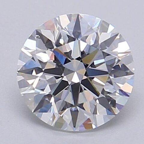 1.04 Carat Round Shaped Excellent Cut E- VS2 Lab Grown Diamond