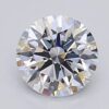 1.04 Carat Round Shaped Excellent Cut E- VS2 Lab Grown Diamond