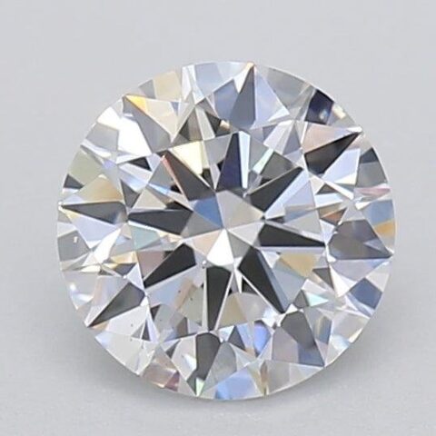 1.04 Carat Round Shaped Excellent Cut E- VS2 Lab Grown Diamond