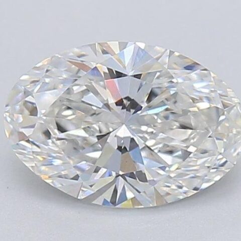 1.04 Carat Oval Shaped Excellent Cut E- VVS2 Lab Grown Diamond