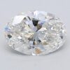 1.04 Carat Oval Shaped Excellent Cut F- VS1 Lab Grown Diamond