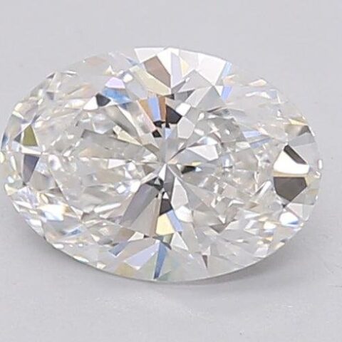 1.04 Carat Oval Shaped Excellent Cut F- VS1 Lab Grown Diamond