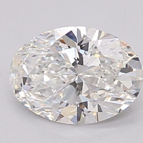 1.04 Carat Oval Shaped Excellent Cut F- VS1 Lab Grown Diamond