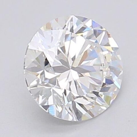 1.04 Carat Round Shaped Excellent Cut F- VS1 Lab Grown Diamond