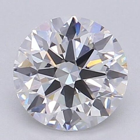 1.04 Carat Round Shaped Excellent Cut F- VS1 Lab Grown Diamond