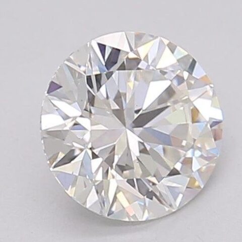 1.04 Carat Round Shaped Excellent Cut F- VS1 Lab Grown Diamond