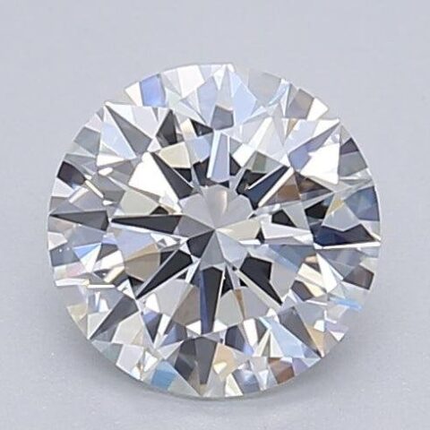 1.04 Carat Round Shaped Excellent Cut F- VS1 Lab Grown Diamond