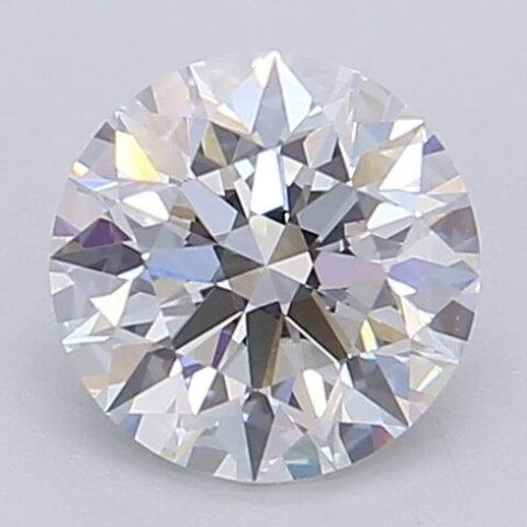 1.04 Carat Round Shaped Excellent Cut F- VS1 Lab Grown Diamond
