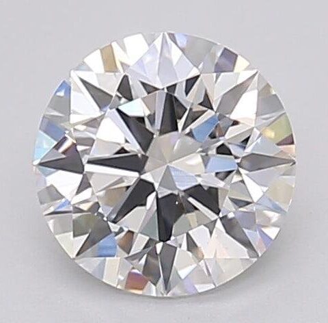 1.04 Carat Round Shaped Excellent Cut F- VS1 Lab Grown Diamond