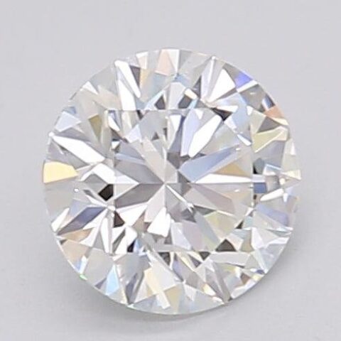 1.04 Carat Round Shaped Excellent Cut F- VS1 Lab Grown Diamond