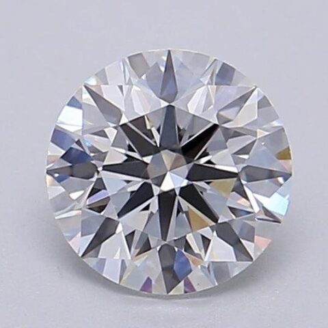 1.04 Carat Round Shaped Excellent Cut F- VS1 Lab Grown Diamond
