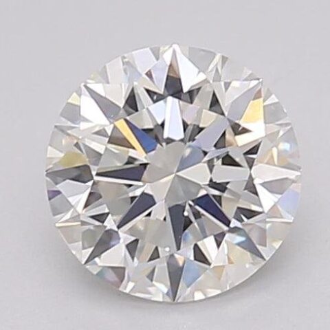 1.04 Carat Round Shaped Excellent Cut F- VS1 Lab Grown Diamond