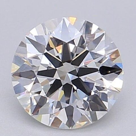 1.04 Carat Round Shaped Excellent Cut F- VS1 Lab Grown Diamond