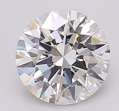1.04 Carat Round Shaped Excellent Cut F- VS1 Lab Grown Diamond