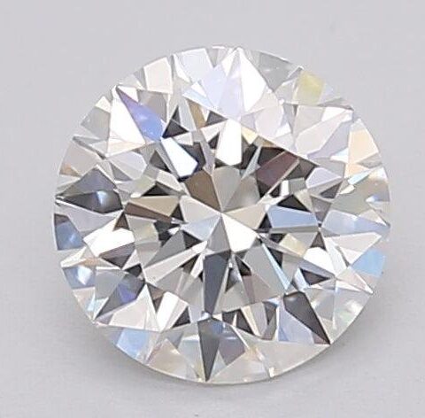 1.04 Carat Round Shaped Excellent Cut F- VS1 Lab Grown Diamond