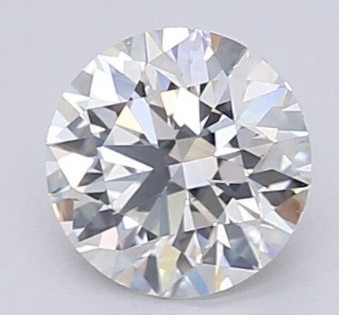1.04 Carat Round Shaped Excellent Cut F- VS1 Lab Grown Diamond