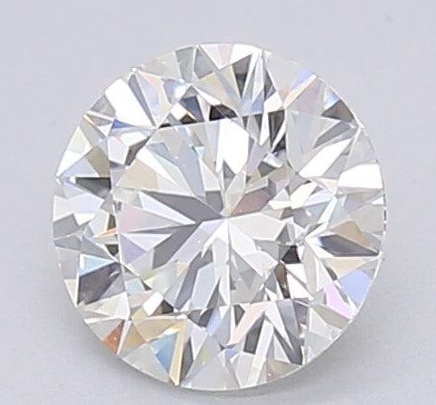 1.04 Carat Round Shaped Excellent Cut F- VS1 Lab Grown Diamond