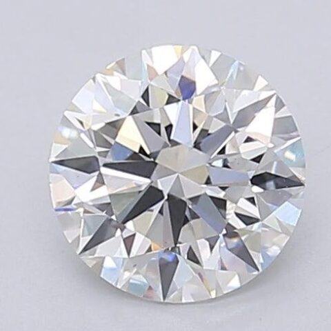 1.04 Carat Round Shaped Excellent Cut F- VS1 Lab Grown Diamond