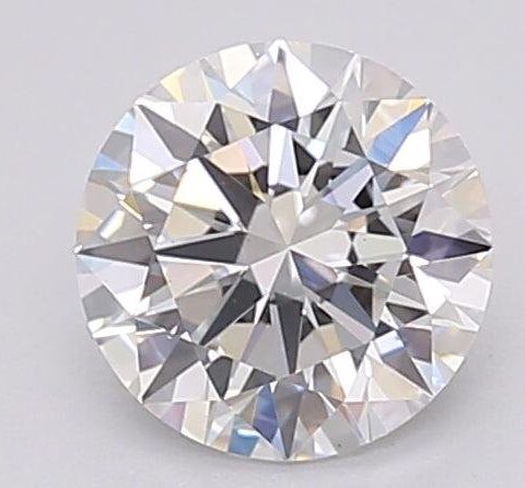 1.04 Carat Round Shaped Excellent Cut F- VS1 Lab Grown Diamond