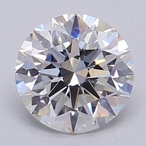 1.04 Carat Round Shaped Excellent Cut F- VS1 Lab Grown Diamond