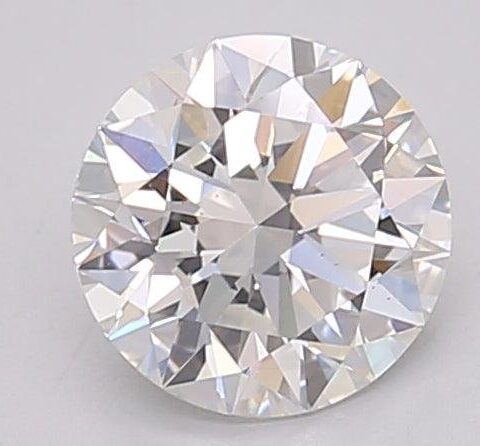 1.04 Carat Round Shaped Excellent Cut F- VS1 Lab Grown Diamond
