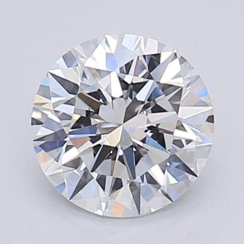 1.04 Carat Round Shaped Excellent Cut F- VS1 Lab Grown Diamond