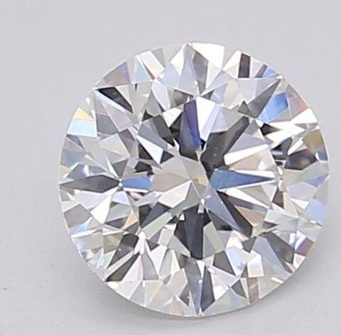 1.04 Carat Round Shaped Excellent Cut F- VS1 Lab Grown Diamond