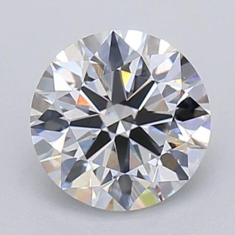 1.04 Carat Round Shaped Excellent Cut F- VS1 Lab Grown Diamond