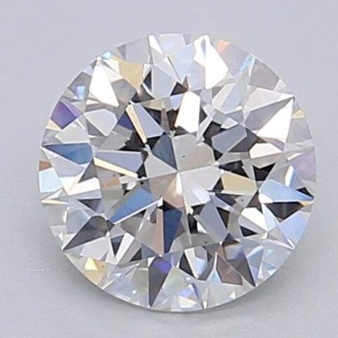1.04 Carat Round Shaped Excellent Cut F- VS1 Lab Grown Diamond