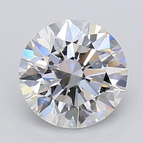 1.04 Carat Round Shaped Excellent Cut F- VS1 Lab Grown Diamond