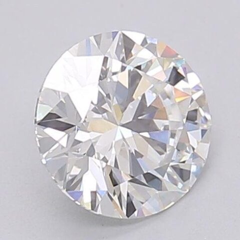 1.04 Carat Round Shaped Excellent Cut F- VS1 Lab Grown Diamond