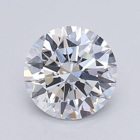 1.04 Carat Round Shaped Excellent Cut F- VS1 Lab Grown Diamond