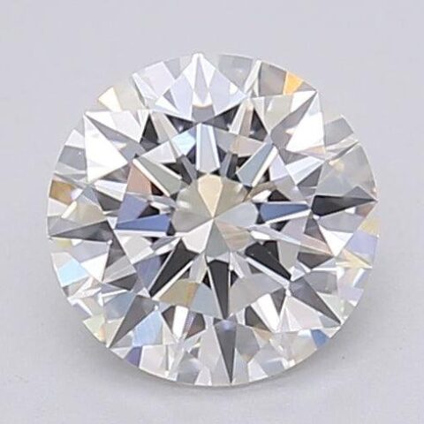 1.04 Carat Round Shaped Excellent Cut F- VS1 Lab Grown Diamond